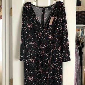 Ann Taylor Dress faux wrap. New with tags